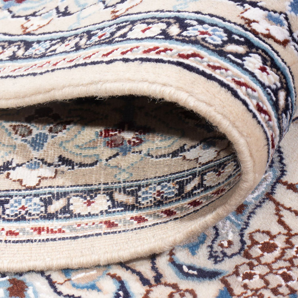 Tapis persan - Nain - Premium - 145 x 71 cm - beige foncé