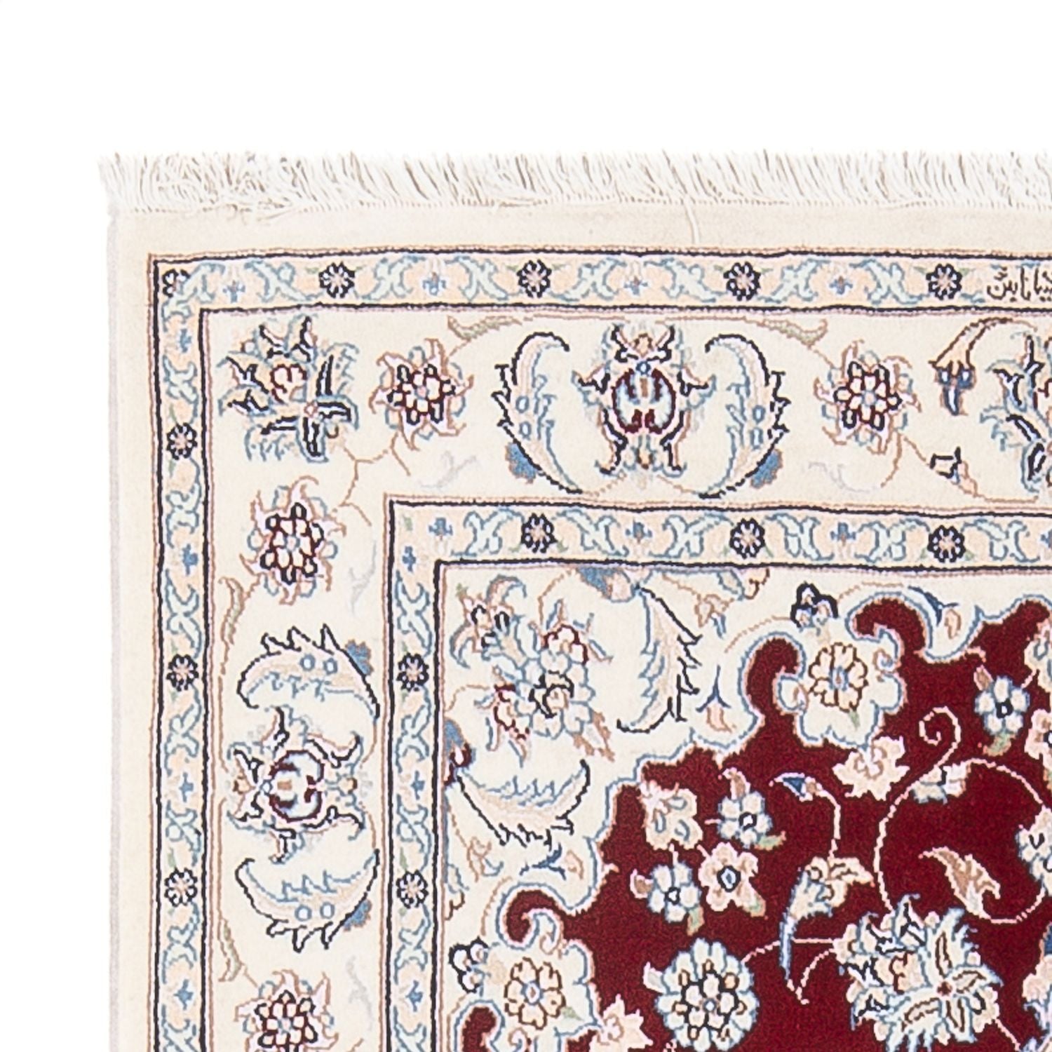 Tapis persan - Nain - Premium - 120 x 80 cm - rouge