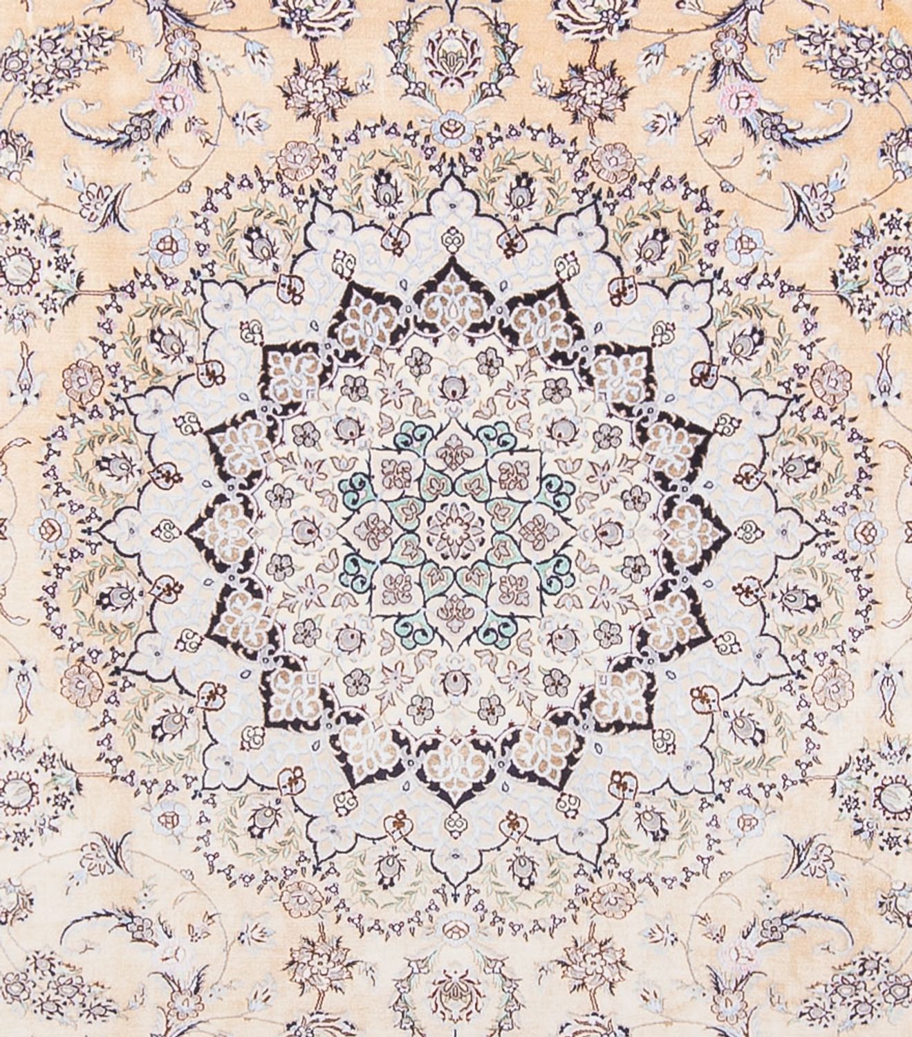 Tapis persan - Nain - Premium - 361 x 252 cm - saumon