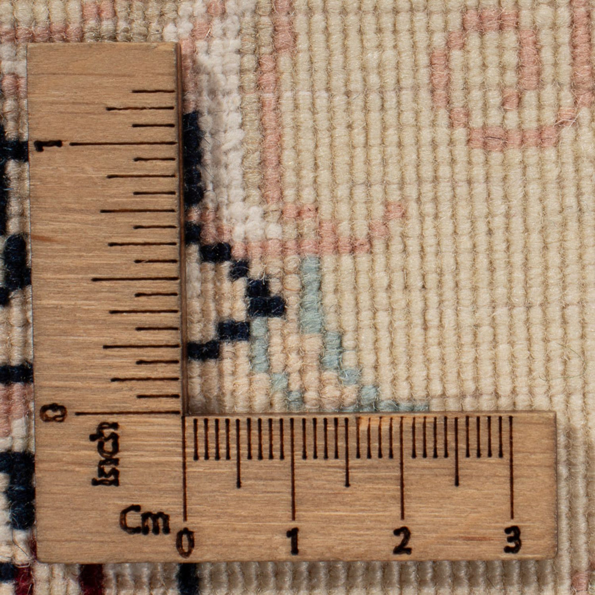 Tapis persan - Nain - 263 x 245 cm - bleu foncé