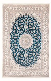 Tapis persan - Nain - 300 x 200 cm - vert
