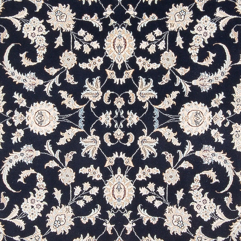 Tapis persan - Nain - 291 x 200 cm - bleu foncé
