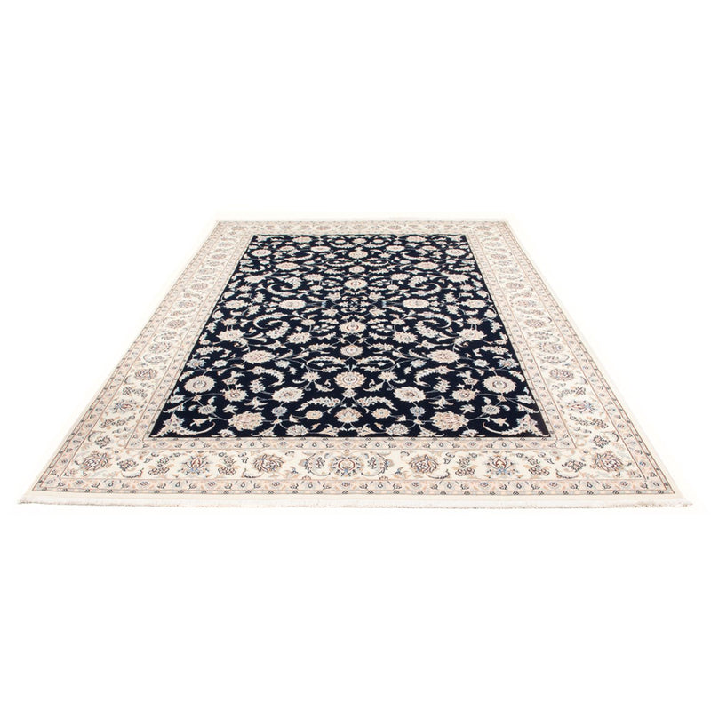Tapis persan - Nain - 291 x 200 cm - bleu foncé