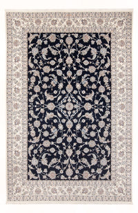 Tapis persan - Nain - 297 x 200 cm - bleu foncé
