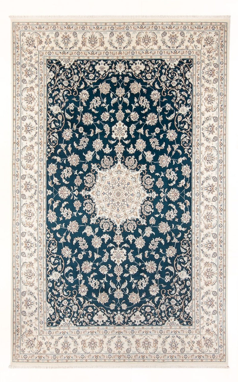 Tapis persan - Nain - 297 x 198 cm - vert
