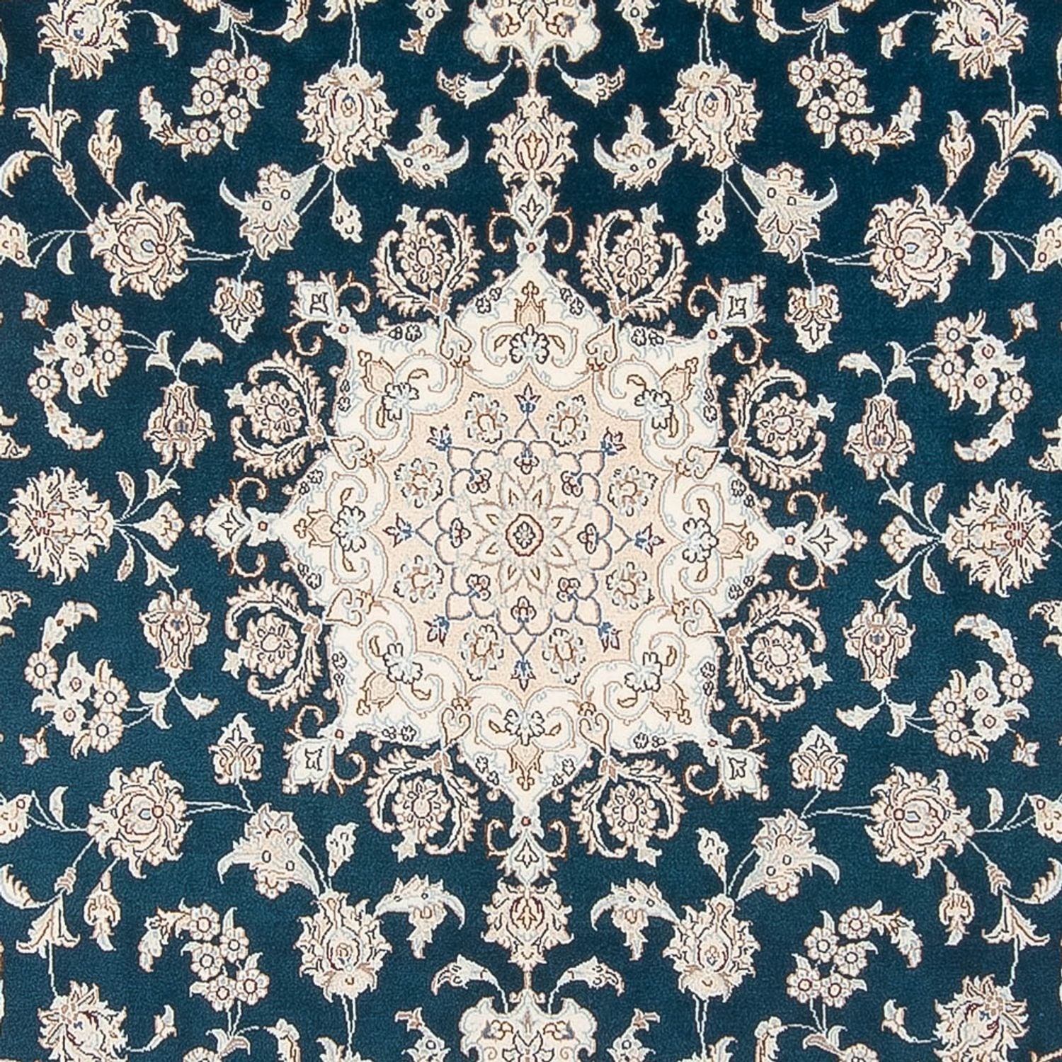 Tapis persan - Nain - 297 x 198 cm - vert