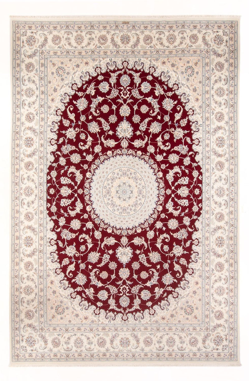 Tapis persan - Nain - 347 x 247 cm - rouge