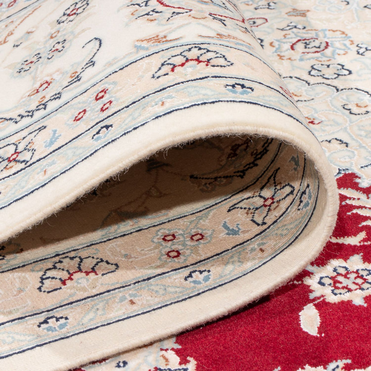 Tapis persan - Nain - 347 x 247 cm - rouge