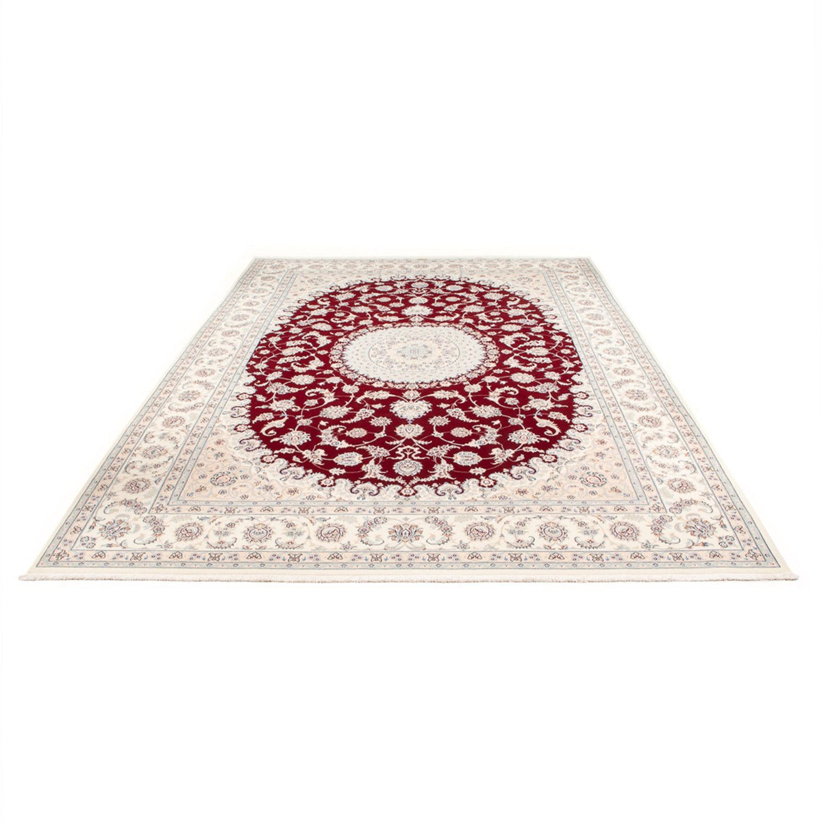 Tapis persan - Nain - 347 x 247 cm - rouge