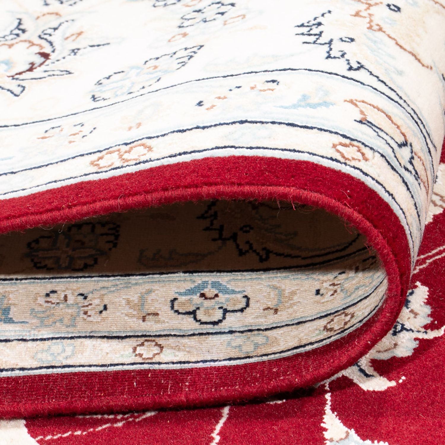 Tapis persan - Nain - 300 x 198 cm - rouge