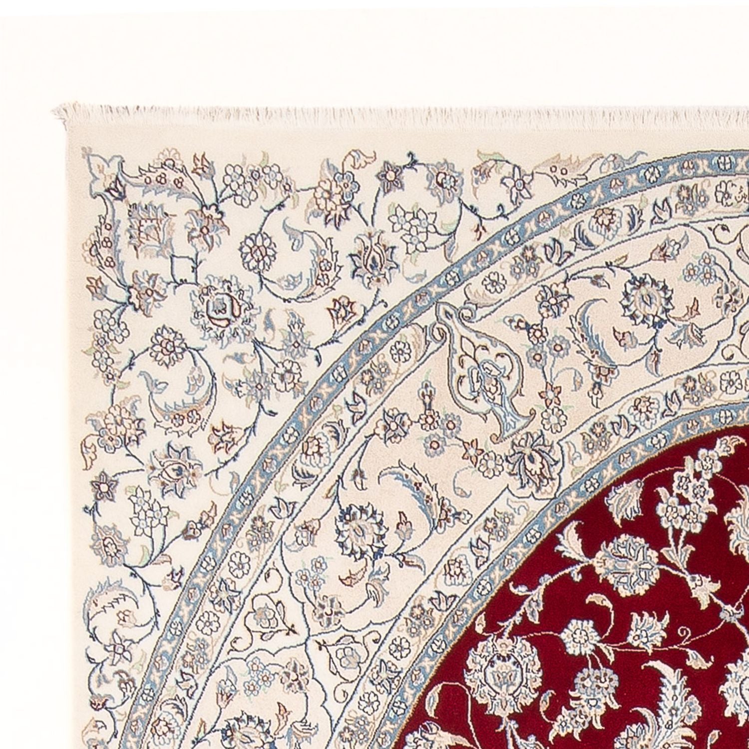 Tapis persan - Nain - 300 x 202 cm - rouge