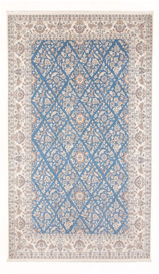 Tapis persan - Nain - 304 x 198 cm - bleu clair