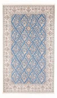 Tapis persan - Nain - 304 x 198 cm - bleu clair