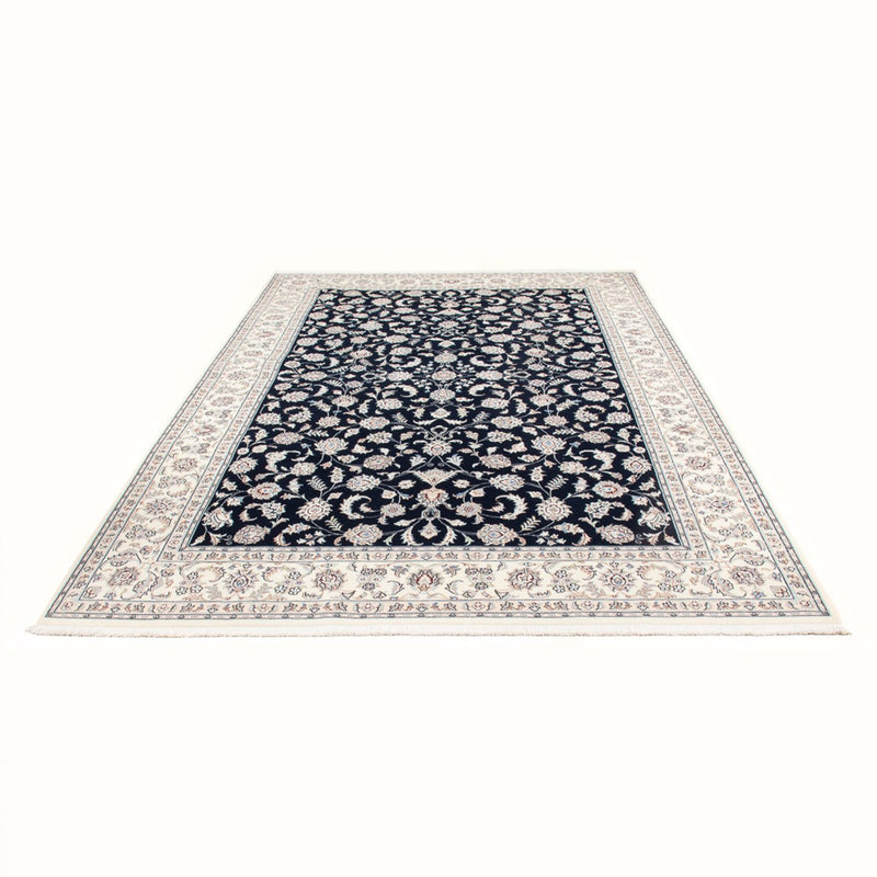 Tapis persan - Nain - Premium - 295 x 197 cm - bleu foncé