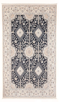 Tapis persan - Nain - Premium - 312 x 202 cm - bleu foncé