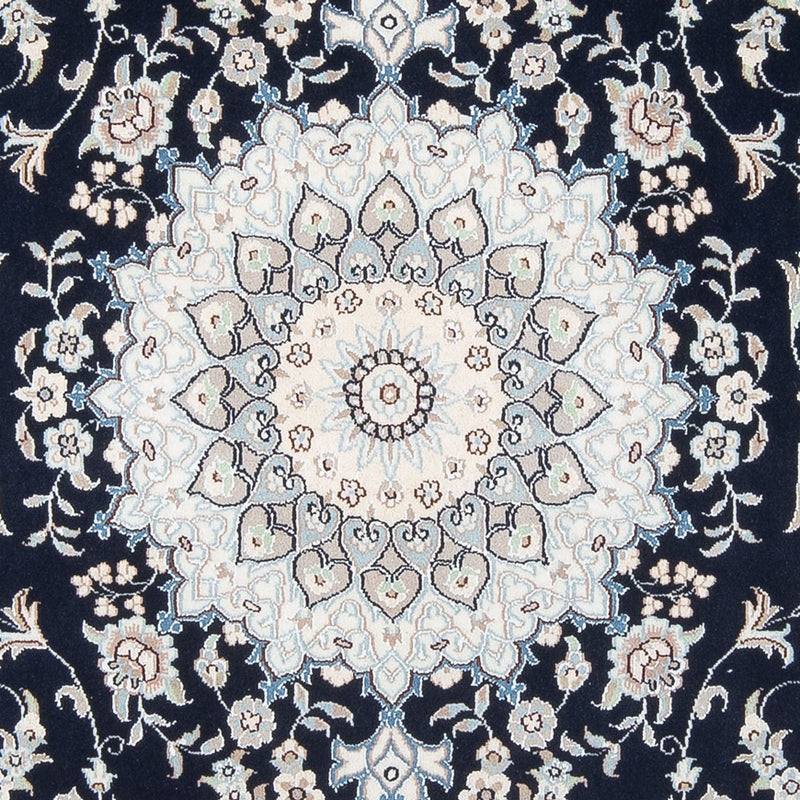 Tapis persan - Nain - Premium - 196 x 150 cm - bleu foncé