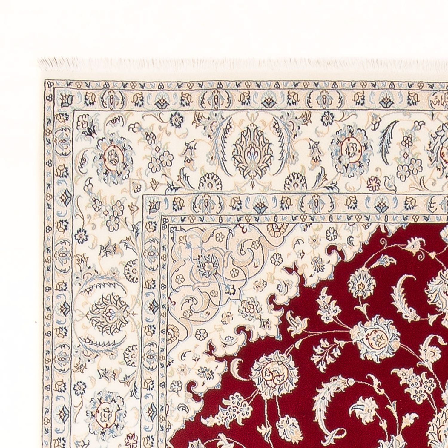 Tapis persan - Nain - Premium - 308 x 196 cm - rouge
