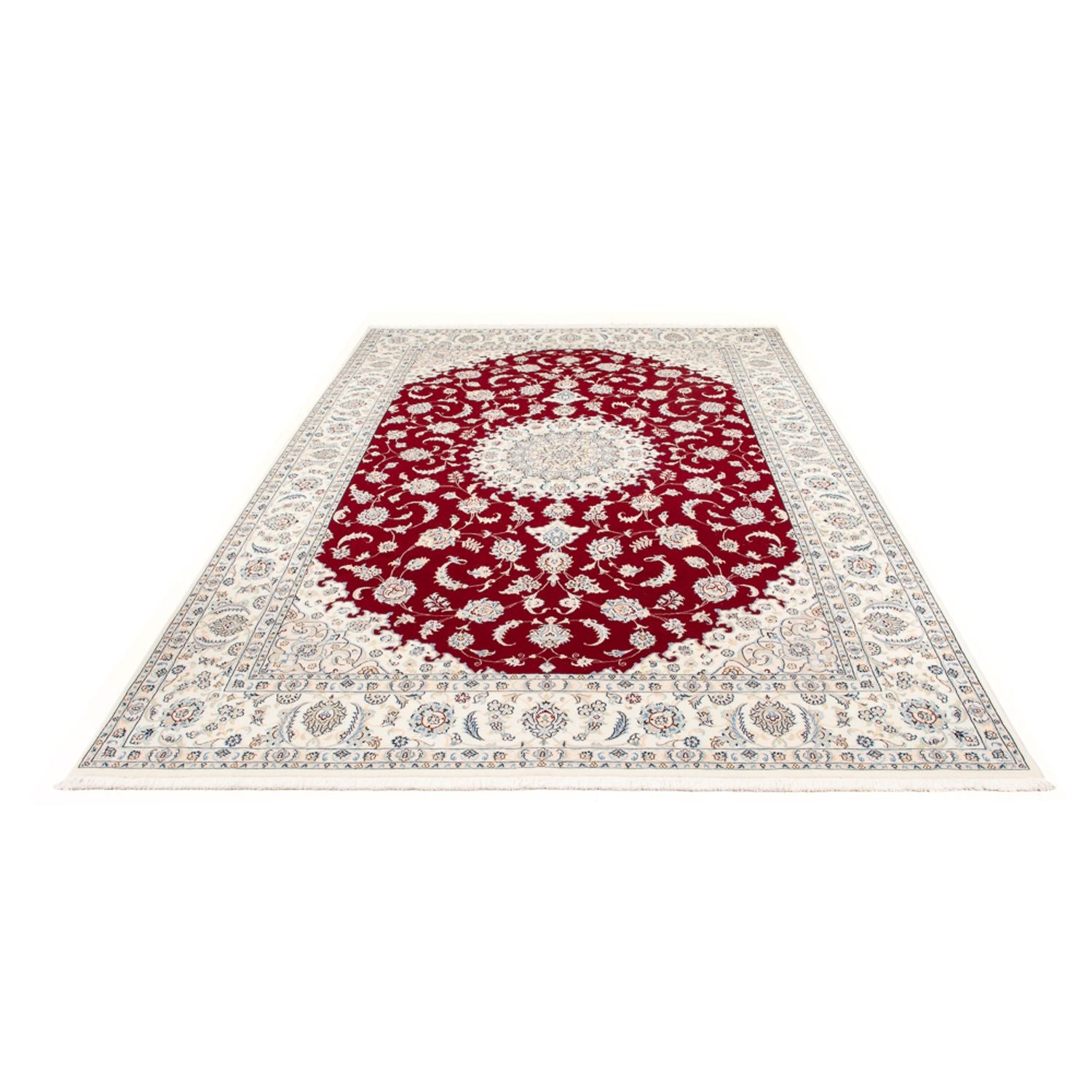 Tapis persan - Nain - Premium - 308 x 196 cm - rouge