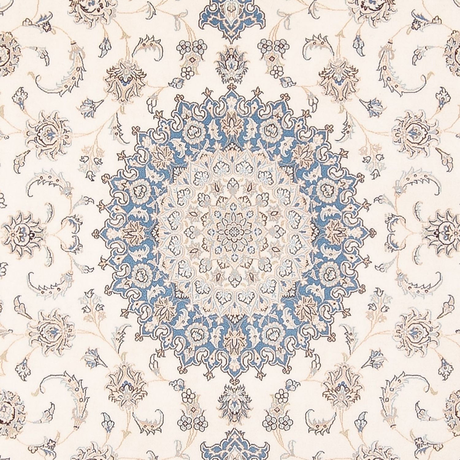 Tapis persan - Nain - Premium - 292 x 200 cm - crème