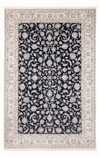 Tapis persan - Nain - Premium - 294 x 198 cm - bleu foncé