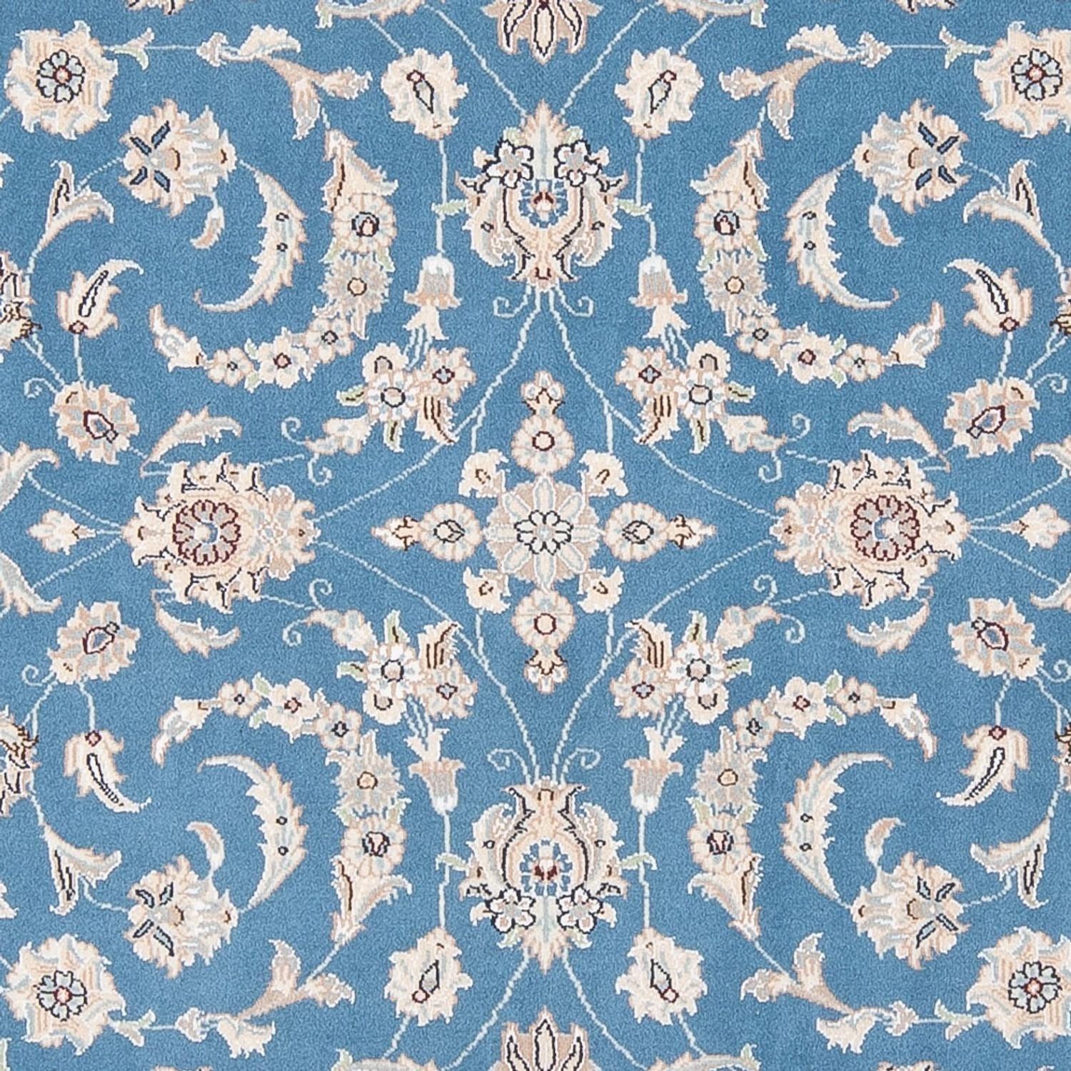 Tapis persan - Nain - Premium - 198 x 152 cm - bleu