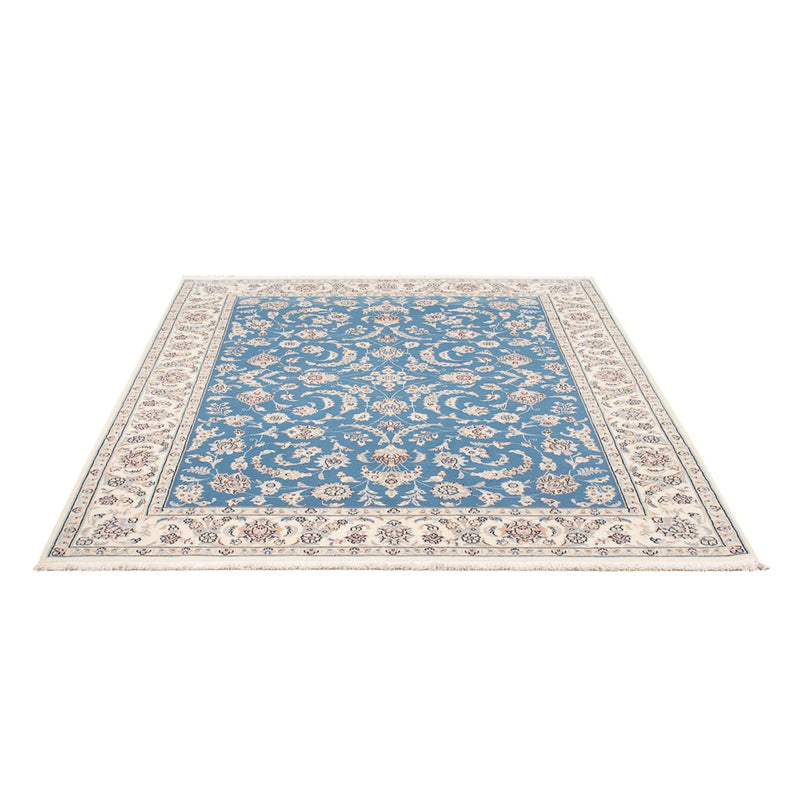Tapis persan - Nain - Premium - 198 x 152 cm - bleu