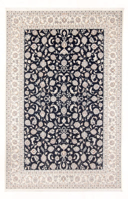 Tapis persan - Nain - Premium - 298 x 198 cm - bleu foncé