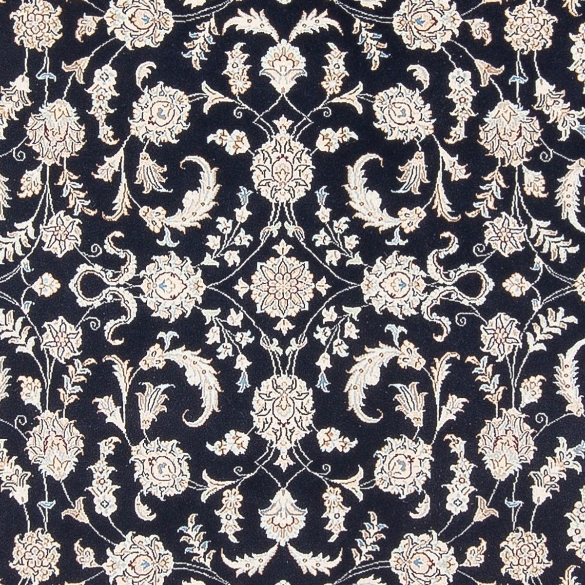 Tapis persan - Nain - Premium - 298 x 198 cm - bleu foncé