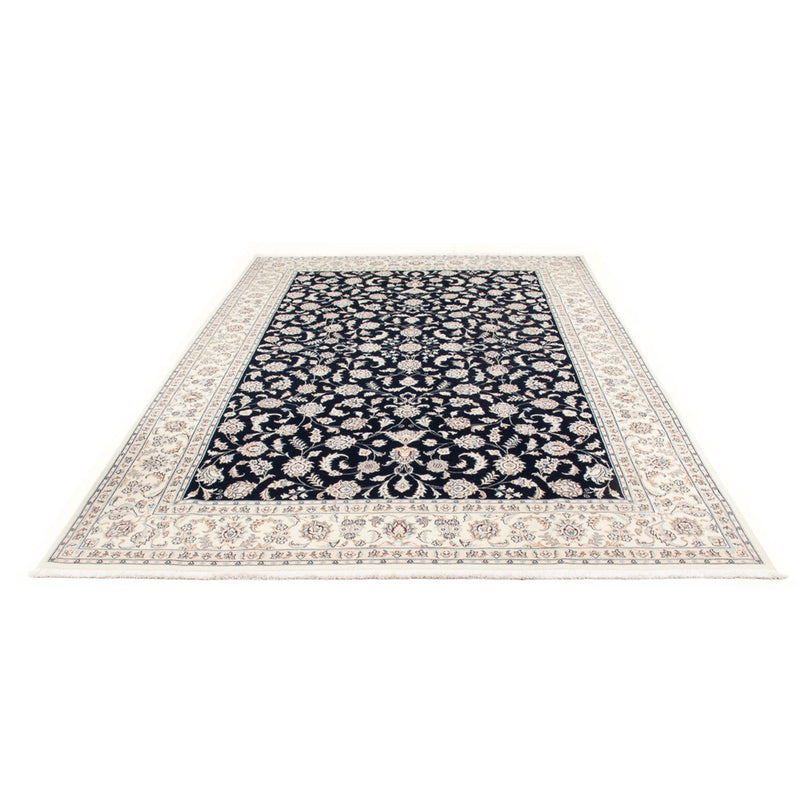 Tapis persan - Nain - Premium - 298 x 198 cm - bleu foncé