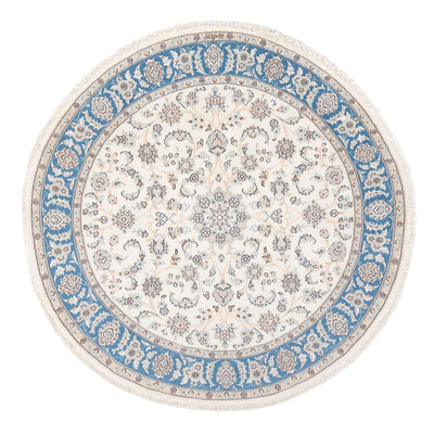 Tapis persan - Nain - Premium ronde  - 150 x 150 cm - crème