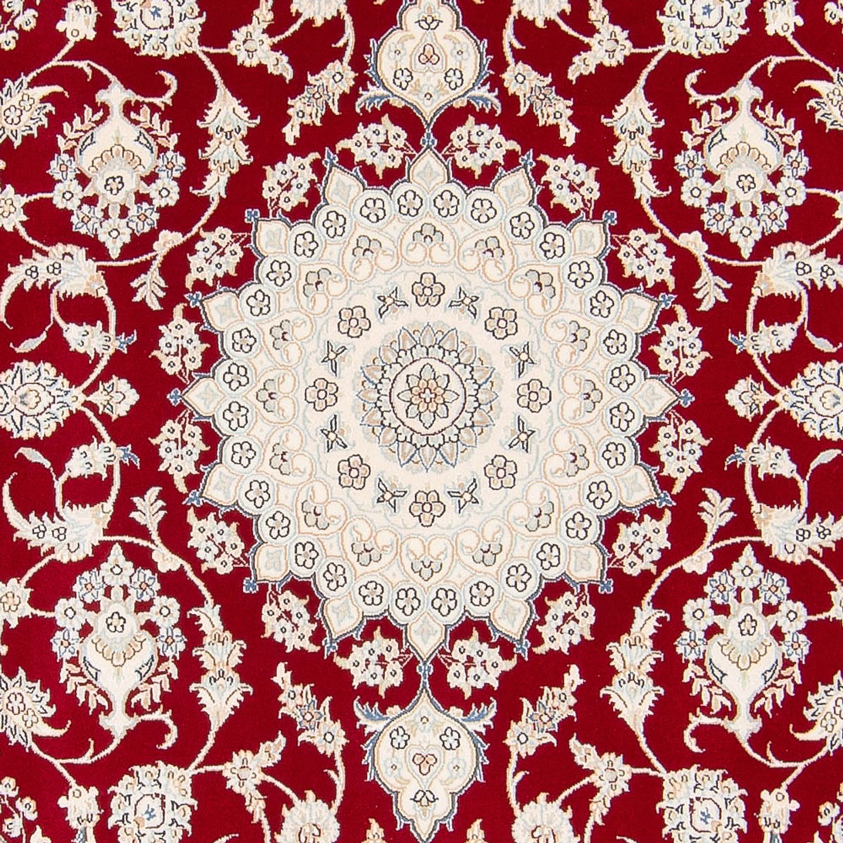 Tapis persan - Nain - 242 x 168 cm - rouge