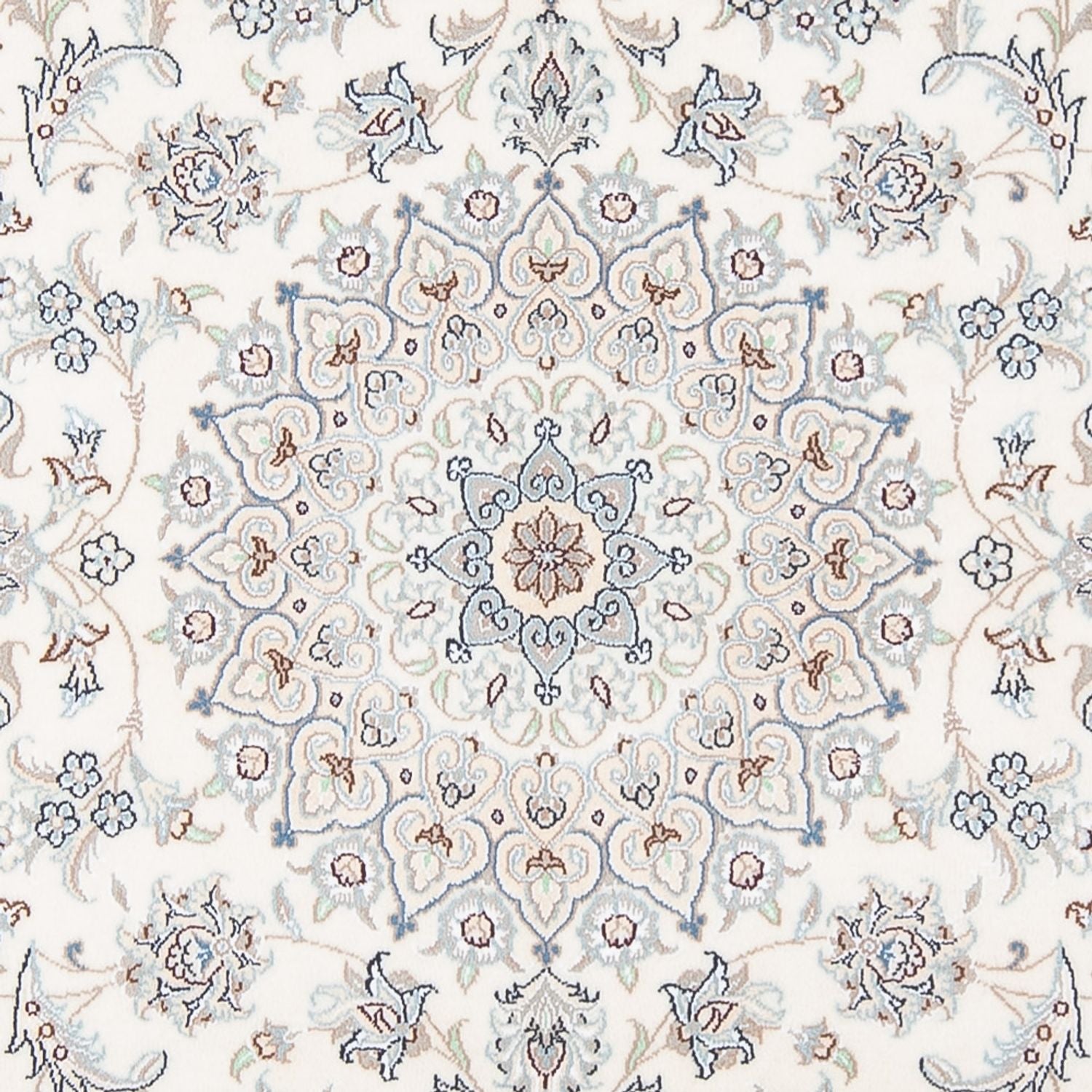 Tapis persan - Nain - Premium - 204 x 150 cm - crème