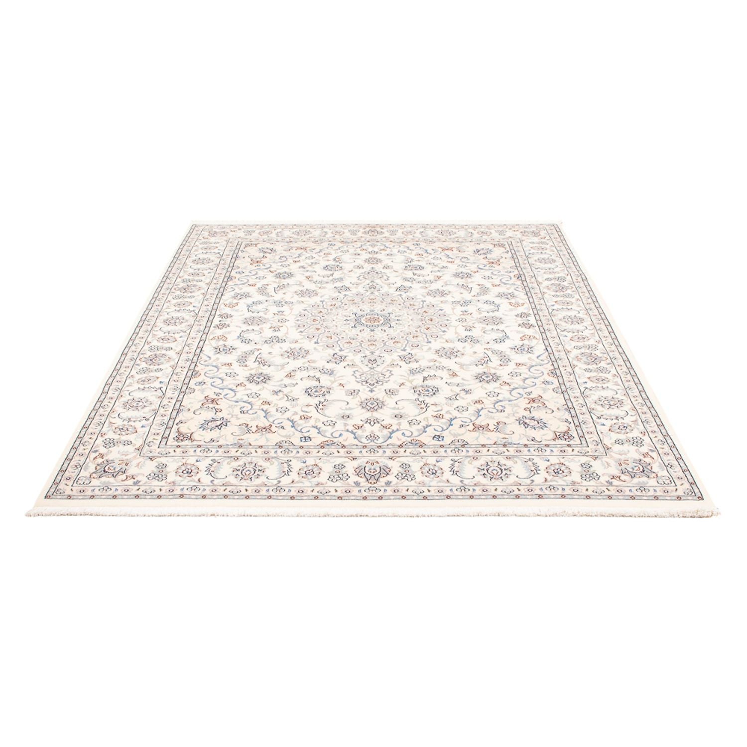 Tapis persan - Nain - Premium - 204 x 150 cm - crème
