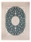 Tapis persan - Nain - Premium - 306 x 247 cm - vert