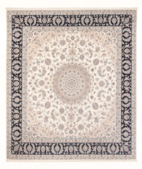 Tapis persan - Nain - Premium - 270 x 251 cm - crème
