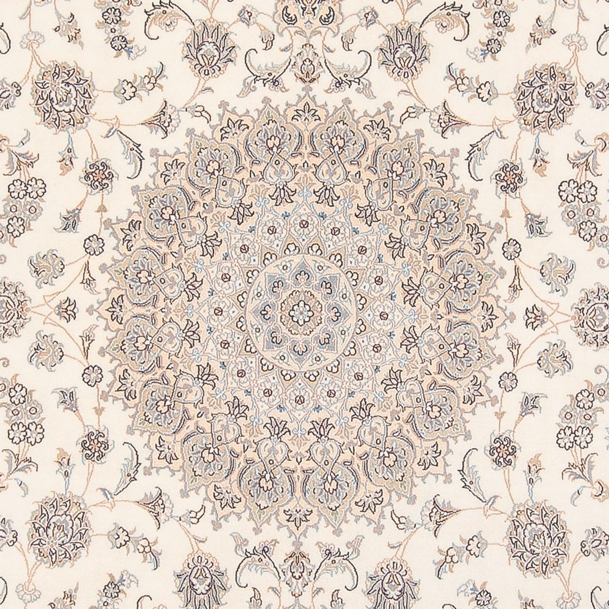 Tapis persan - Nain - Premium - 270 x 251 cm - crème