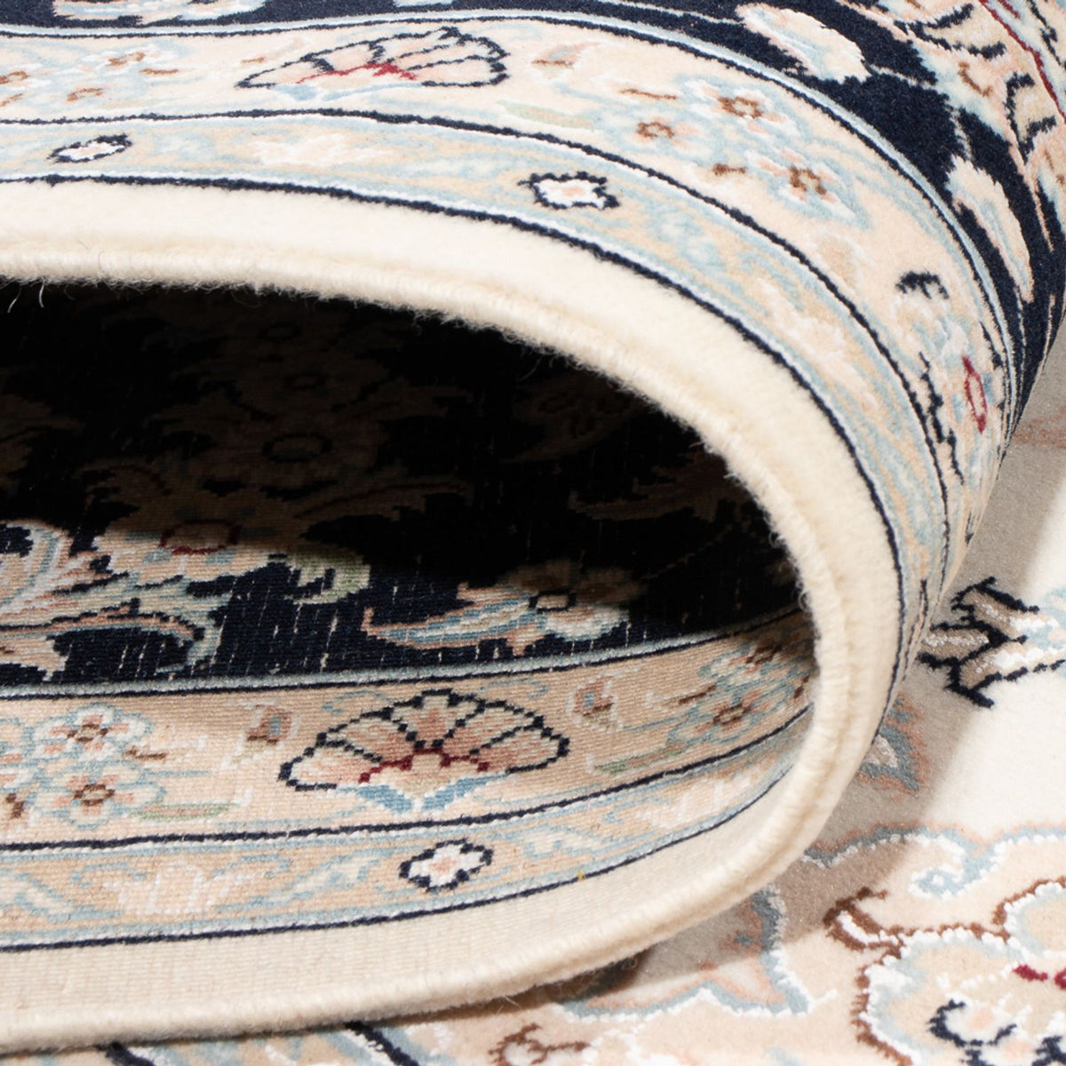 Tapis persan - Nain - Premium - 270 x 251 cm - crème