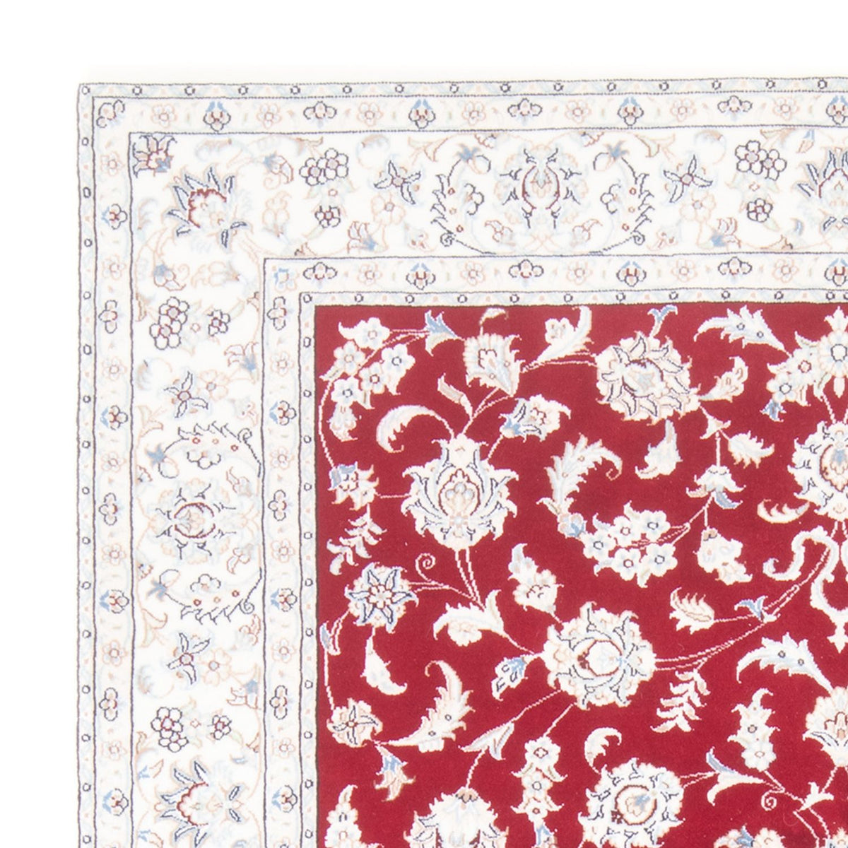 Tapis persan - Nain - Royal - 207 x 148 cm - rouge
