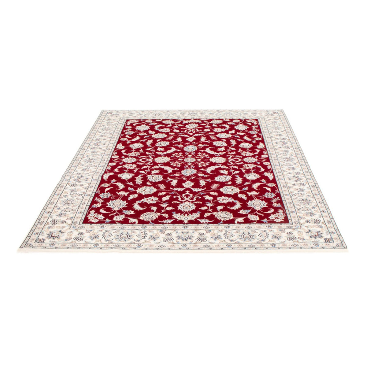 Tapis persan - Nain - Royal - 207 x 148 cm - rouge