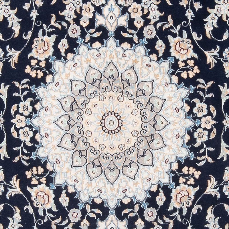 Tapis persan - Nain - Premium - 203 x 149 cm - bleu foncé