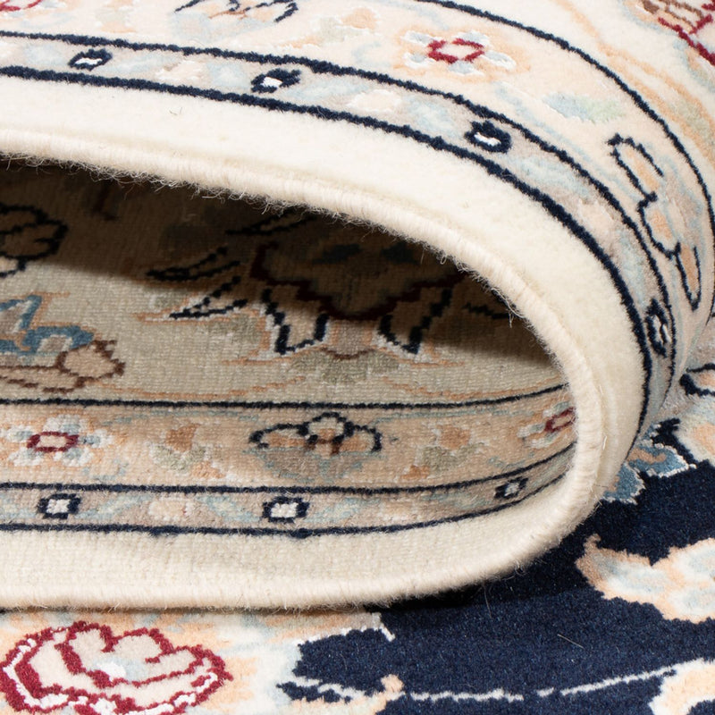 Tapis persan - Nain - Premium - 203 x 149 cm - bleu foncé