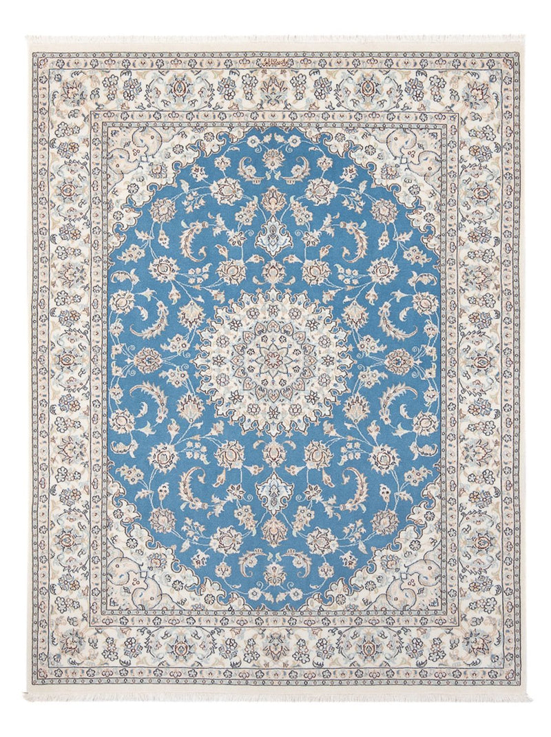 Tapis persan - Nain - Premium - 206 x 147 cm - bleu