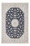 Tapis persan - Nain - Premium - 203 x 147 cm - bleu foncé