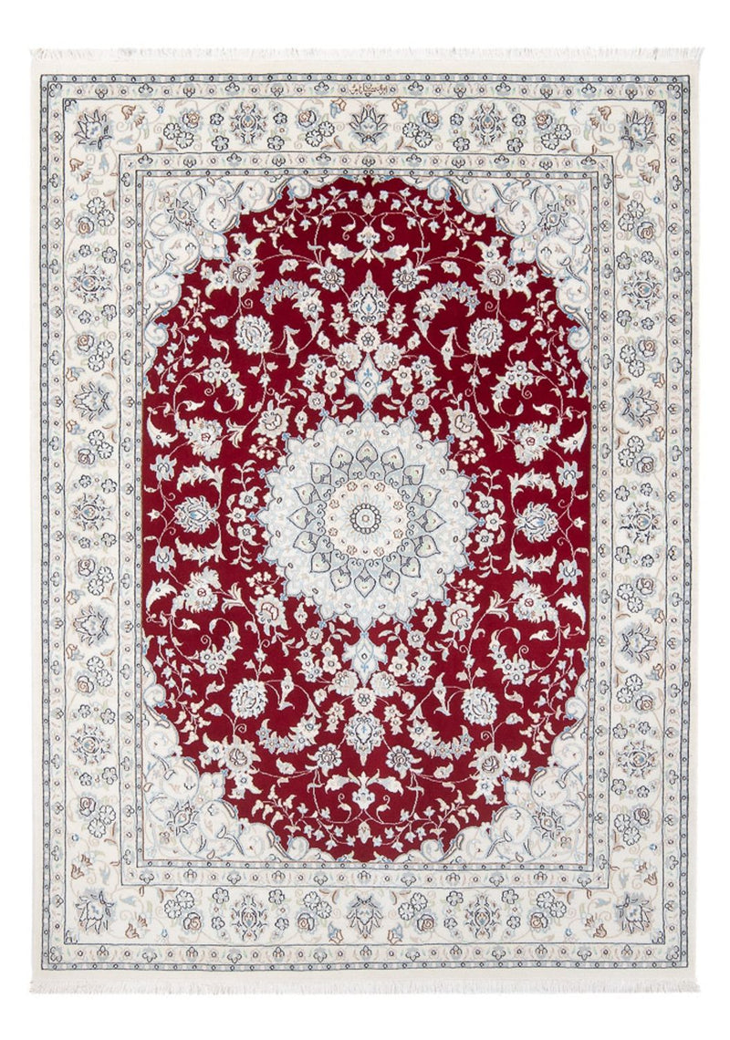 Tapis persan - Nain - Premium - 200 x 146 cm - rouge