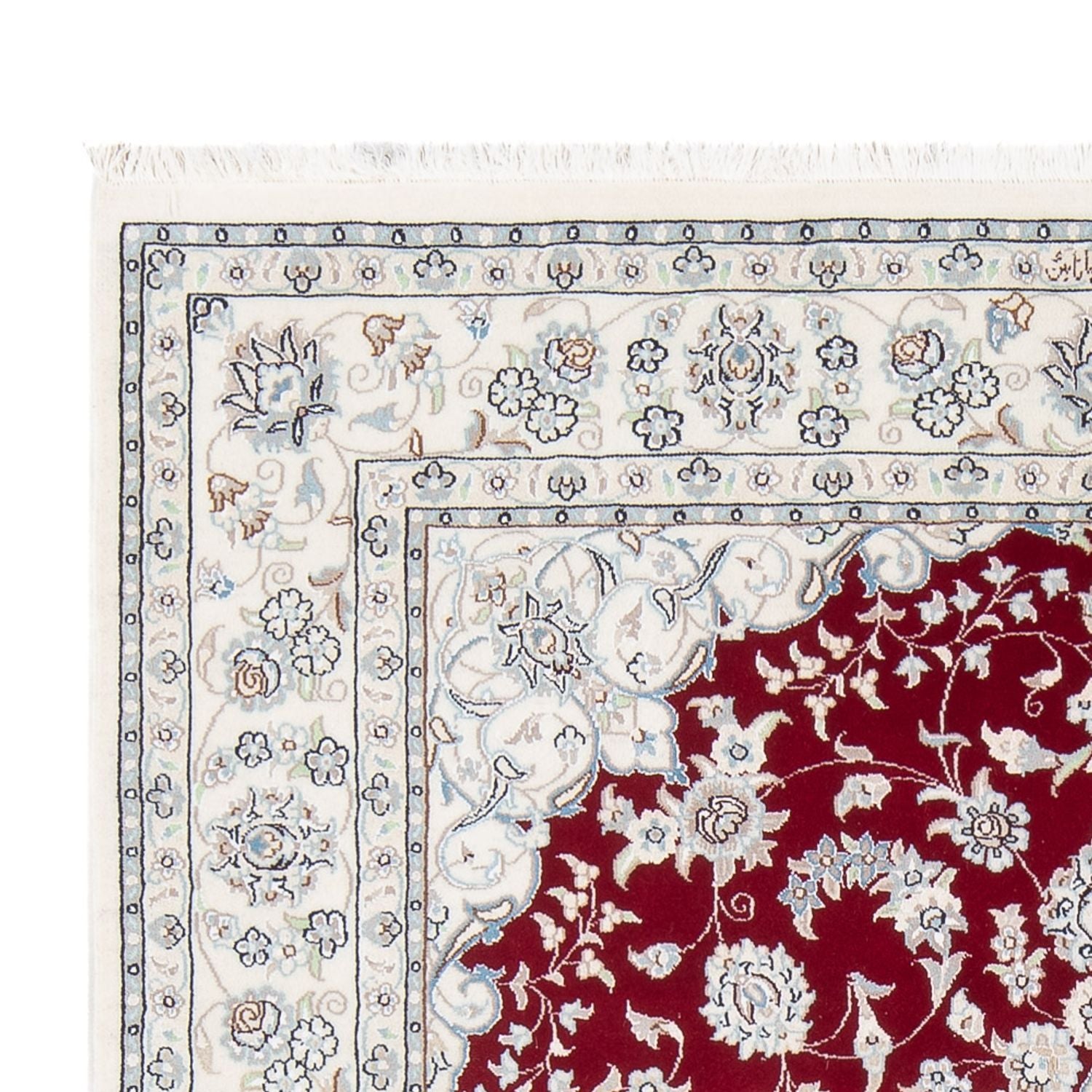 Tapis persan - Nain - Premium - 200 x 146 cm - rouge