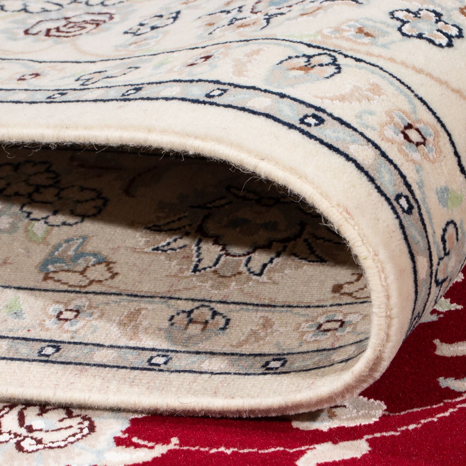 Tapis persan - Nain - Premium - 200 x 146 cm - rouge