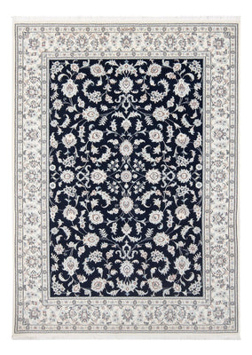 Tapis persan - Nain - Premium - 200 x 147 cm - bleu foncé
