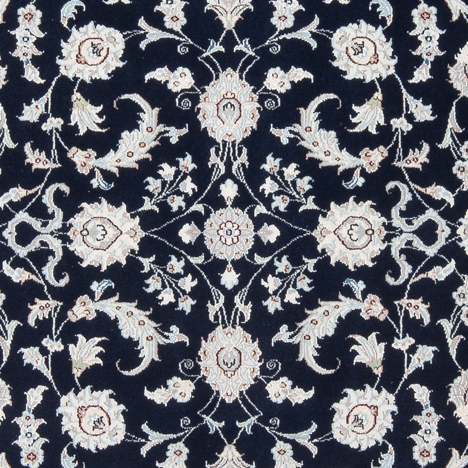 Tapis persan - Nain - Premium - 200 x 147 cm - bleu foncé