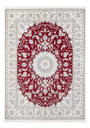 Tapis persan - Nain - Premium - 205 x 148 cm - rouge