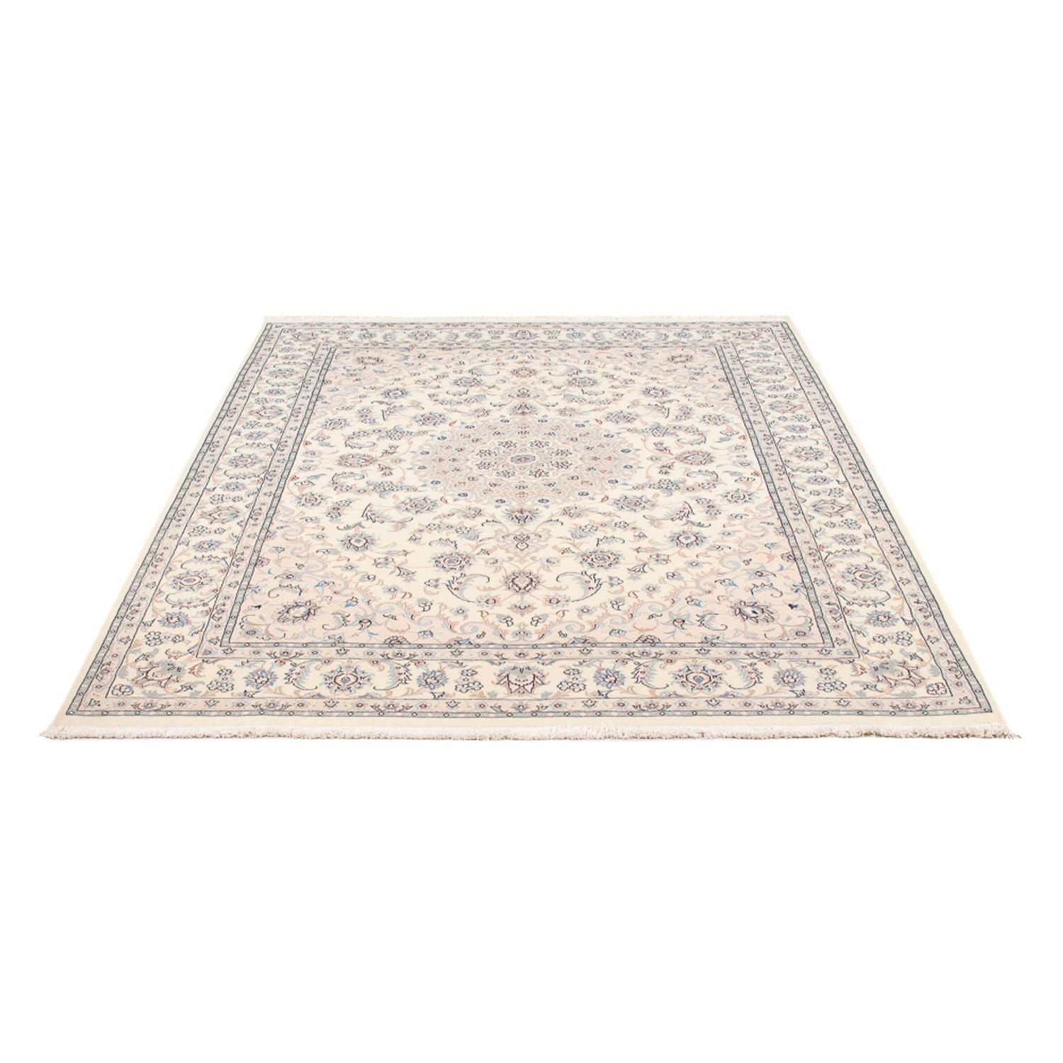 Tapis persan - Nain - Premium - 208 x 148 cm - crème
